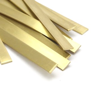 5 Raw Brass Bracelet Stamping Blank Bangle  ( 6x145x1mm)  D0224