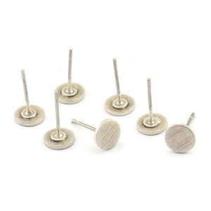 Silver Round Earring, 10 Textured Antique Silver Plated Brass Round Earring Studs (6x0.80mm) M369