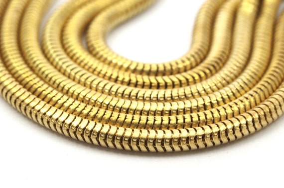 Huge Snake Chain 2M Raw Brass Snake 