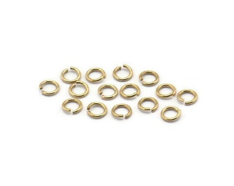 3mm Jump Ring - 500 Gold Plated Brass Jump Rings (3x0.50mm) A0716