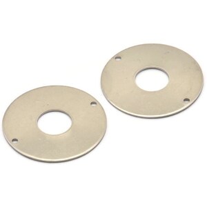Steel Round Charm, 6 Stainless Steel Round Charms With 2 Holes (30x0.80mm) M02678