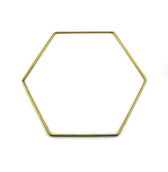 Hexagon macrame hoop deals