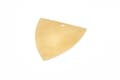 Brass Triangle Charm, 12 Raw Brass Triangle Charms With 1 Hole, Earrings, Pendants (28x25x0.50mm) D0720