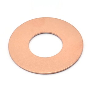 Copper Round Disc, 2 Raw Copper Stamping Tags (35x0.80mm) M03227