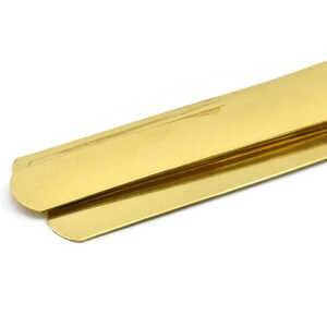 Brass Bracelet Blank, 2 Raw Brass Bracelet Stamping Blank Bangles (20x160x0.80mm) A1945