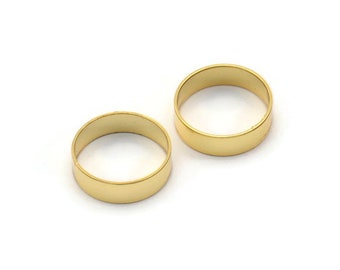 Koralik w kształcie złotej rurki, 10 sztuk pozłacanych mosiężnych rurek (14 x 4 mm) Bs 1486