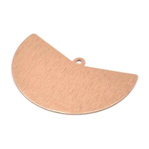 Rose Gold Geometric Charm, 2 Textured Rose Gold Plated Brass Fan Charms With 1 Loop, Pendants, Earrings, Findings (38x23x0.40mm) D1241 Q0896
