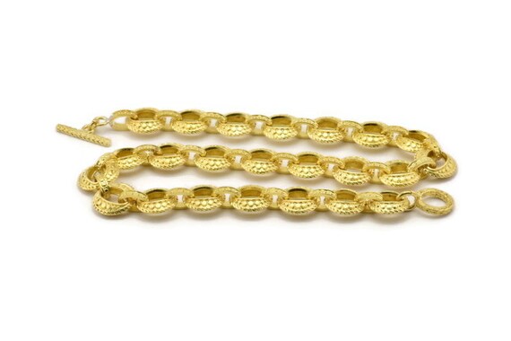 Buy Brass Necklace Chain, Raw Brass Rope Chain Necklace, Chain