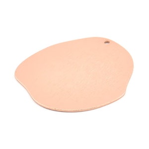 Rose Gold Geometric Charm, 2 Textured Rose Gold Plated Brass Stamping Blanks With 1 Hole, Pendants, Findings (35x32x0.60mm) D1117 H1099