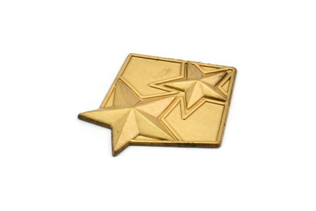 ヴィンテージ 真鍮スター、ヴィンテージ 真鍮スターペンダント 1 個