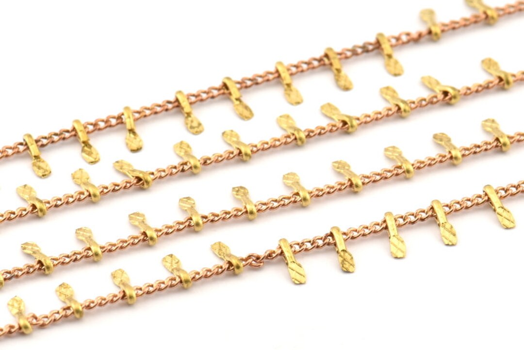 Brass Chain Raw Brass Soldered Chain 2x1.5mm 1m3m5m10m Etsy