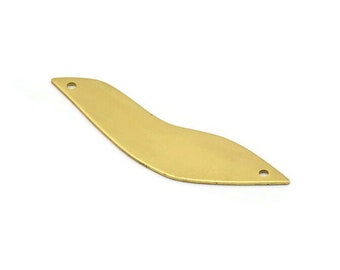 8 Raw Brass Stamping  Blanks  (59mmx0.80mm)  D0392--C036