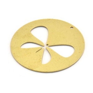 Ciondolo a forma di farfalla in ottone, 2 ciondoli a forma di farfalla in ottone grezzo con 1 foro, accessori per orecchini (43x0,80 mm) A4760