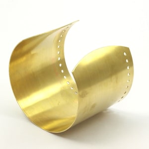 Raw Brass Cuff - Raw Brass Cuff Bracelet Bangle (60x0.80mm)  Brass 061 R040