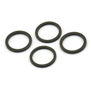 Black Circle Connector, 50 Oxidized Black Brass Circle Rings, Findings (10x0.80mm) A6167