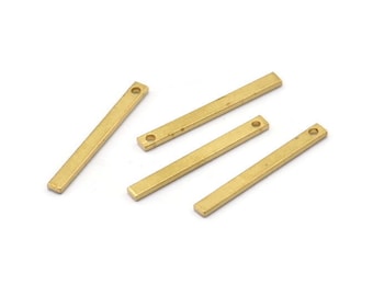 Minimalist Brass Pendant, 25 Raw Brass Bars(20x2x1mm) BS 1199--A0857