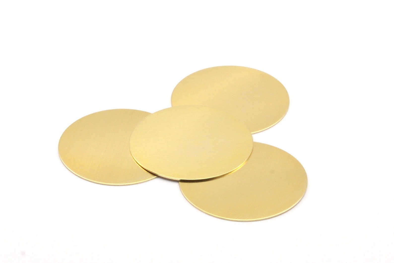 Brass Stamping Blank 10 Raw Brass Stamping Blanks Disces Etsy