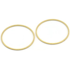 Messingkreisverbinder, 50 Rohmessingkreisverbinder (30X0,80 mm) BS-1109
