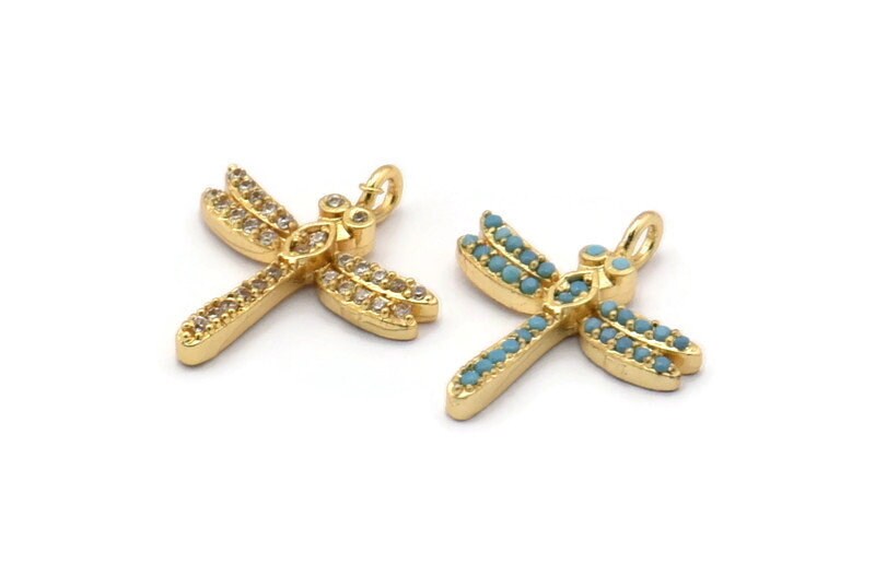 20PCS Antiqued Bronze Tone Dragonfly Pendant Findings Charms 23*17*2mm