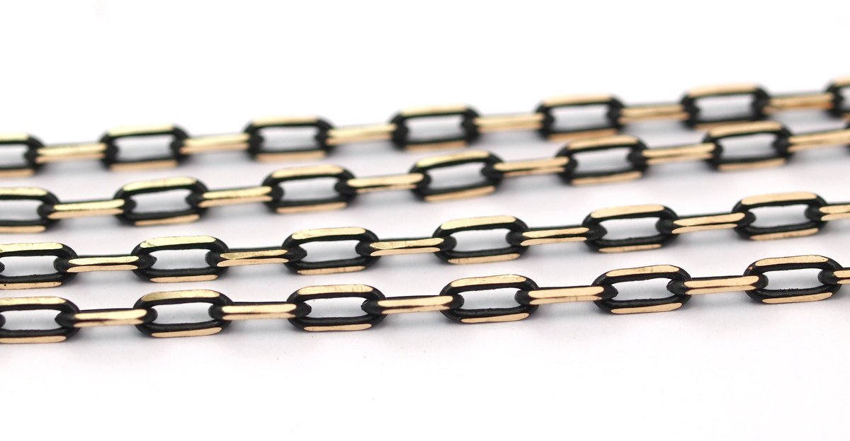 Solder Chain Brass Chain 5 Meters 16.5 Feet 6x2.7 Mm Etsy