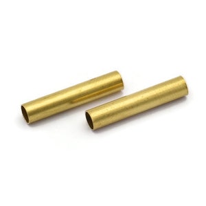 Brass Round Tube, 50 Raw Brass Tubes (4x20mm) Bs 1453
