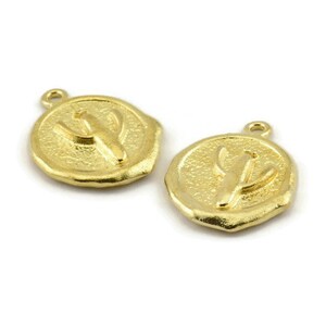 Brass Cactus Charm, Raw Brass Cactus Charm Earrings With 1 Loop, Pendants, Findings (16x18mm) N0885