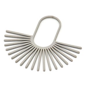 Steel Sun Charm, Stainless Steel Sun Charms, Rising Sun Charms, Findings (35x40x0.80mm) SMP2204