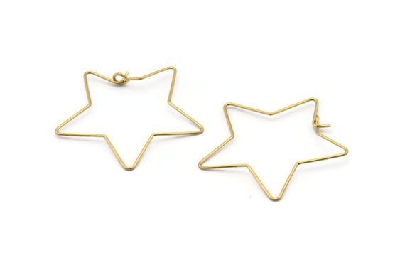 Star discount wire earrings