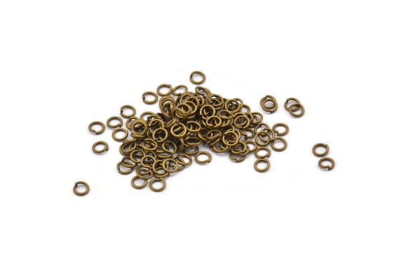 3mm Jump Ring - 250 Antique Brass Jump Rings (3x0.50mm) A0402 - Etsy