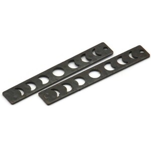 Black Rectangle Charm, 10 Hammered Oxidized Black Brass Moon Phases Charms With 1 Hole, Stamping Blanks (40x6x0.80mm) M01514