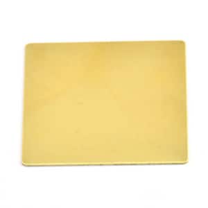 Fogli quadrati in ottone, 10 pezzi quadrati grezzi in ottone (30x0,40 mm) A0099