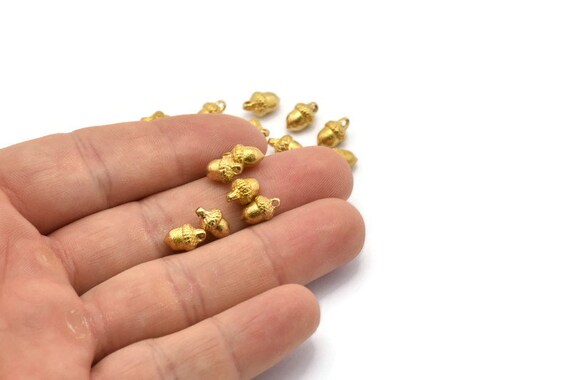 CHGCRAFT Médaillon en forme de gland en laiton avec couvercle à vis