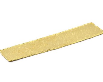 DIY 真鍮ブレスレット、生真鍮カフブレスレットブランク (32x148x0.80 mm) BRC099