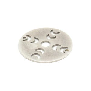 Moon Phases Charm, 4 Antique Silver Plated Brass Crescent Moon Charms With 2 Holes, Pendants, Findings (22x0.80mm) M02713