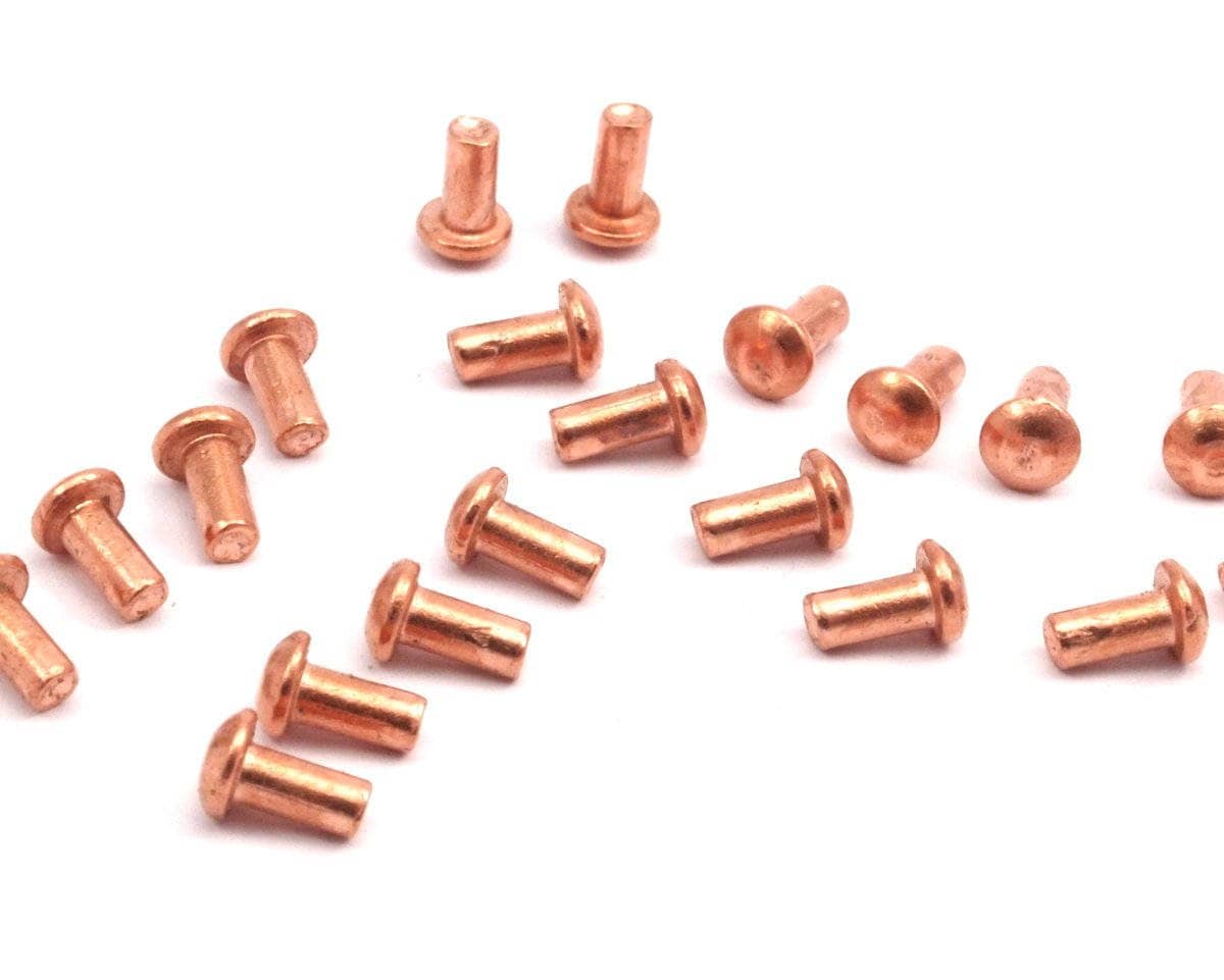 Leather Copper Rivets 