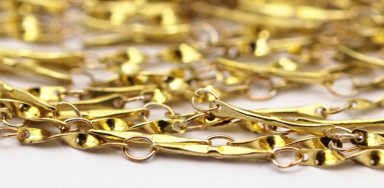 Link Chain Solder Chain 2 Meters 6.6 Feet Raw Brass Etsy