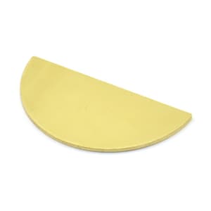 Semi Circle Blank, 20 Raw Brass Semi Circle Blanks Without Holes (30x15x0.8mm) B0156