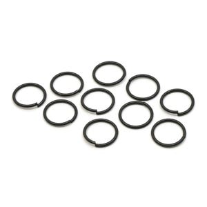 10mm Jump Ring - 50 Oxidized Black Brass Jump Rings (10x0.90mm) A0324 Q0064