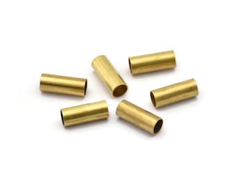 Tubo di ottone grezzo, 50 tubi di ottone grezzo (4 x 10 mm) Bs 1451