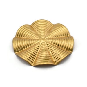 Vintage Brass Fan, Vintage Brass Circle Fan (32mm) L-12