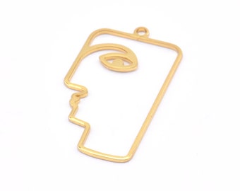 4 pezzi di ciondoli a forma di foglia in ottone placcato oro con zirconi cubici, pendenti a forma di foglia, accessori per orecchini, creazione di gioielli, forniture per gioielli (GB-4130-D