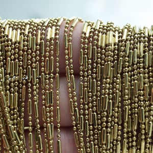 Brass Ball Chain, 10 Meters - 33 Feet (1.5mm) Solid Brass Chain - Brs 1  ( Z040 )
