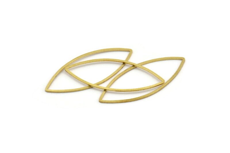 真鍮マーキスリング、100 生真鍮マーキスリング、コネクタ、チャーム