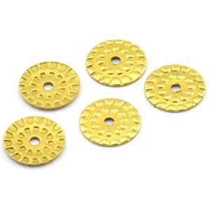 Brass Bead Cap, 50 Raw Brass Bead Caps, Findings (9mm) Brs 86 A0448