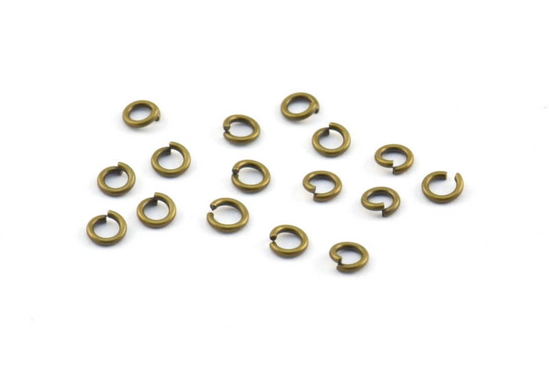 3mm Jump Ring - 200 Antique Brass Jump Rings (3x0.60mm) A0374 - Etsy