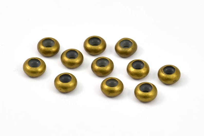 Brass Bead Keeper 24 Raw Brass Bead Keeper Silicone and Etsy