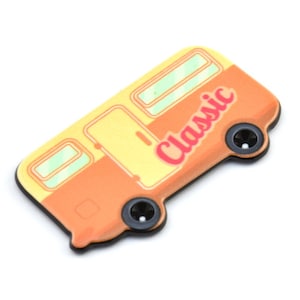 Pièces magnétiques pour réfrigérateur, 3 pièces magnétiques en plastique pour camionnette (43 x 24 x 1,9 mm)