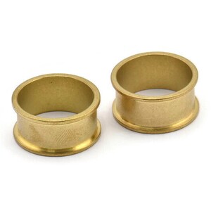 Brass Channel Ring - Raw Brass Channel Ring Settings (18mm) N0478