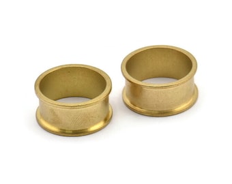 Mässingsringar - Råa mässingsringar (18 mm) N0478