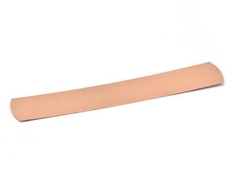 Copper Bracelet Blank, Raw Copper Flat Stamping Bracelet Blank (160x30x0.80mm) M02797